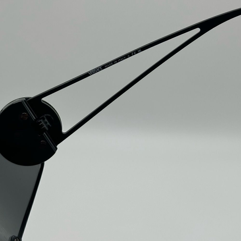 VERSACE Sunglasses VE2268 143387 Matte Black Dark Grey Unisex NEW - Picture 5 of 10